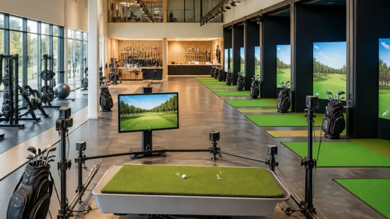 Trace Golf instala el Zen Swing Stage en Oslo para recrear pendientes y estudiar la interacción jugador-terreno