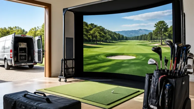 Anywhere Country Club ofrece simuladores móviles con 43.000 campos y servicio a domicilio en Charlotte