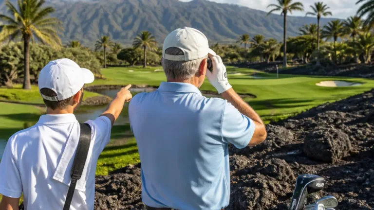 Golf del Sur acoge el tándem de Chema Sans y el joven Leo Calasanzio