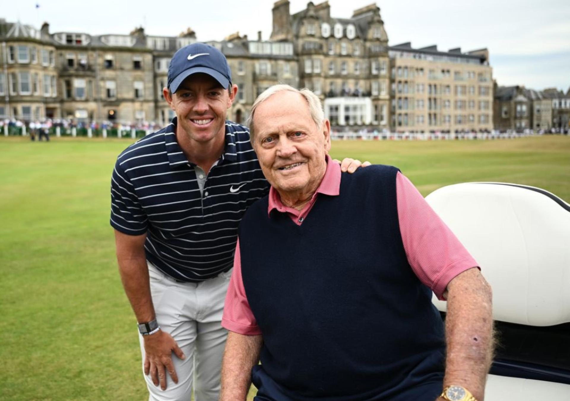 Rory McIlroy and Jack Nicklaus