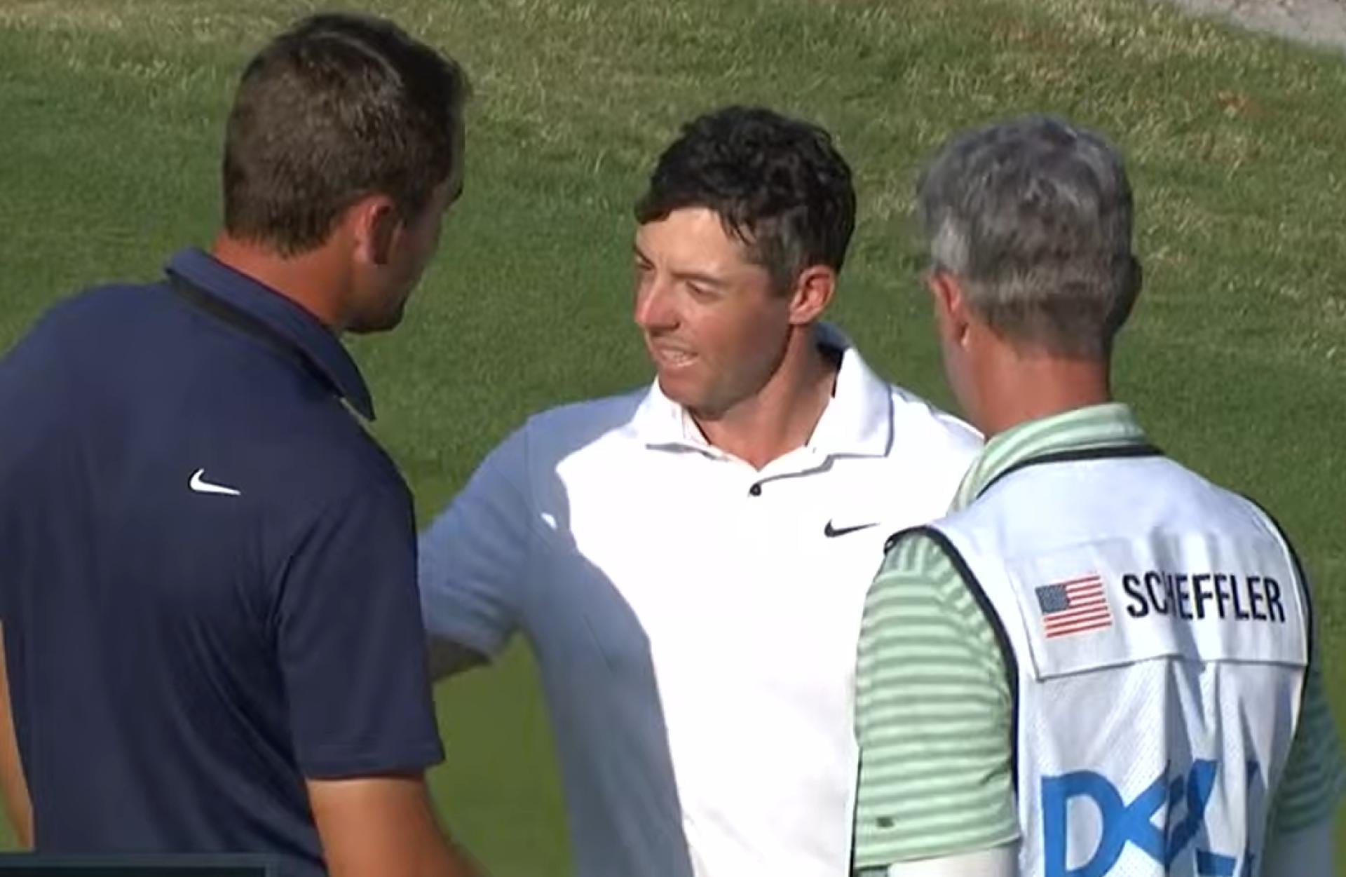 Scottie Scheffler and Rory McIlroy