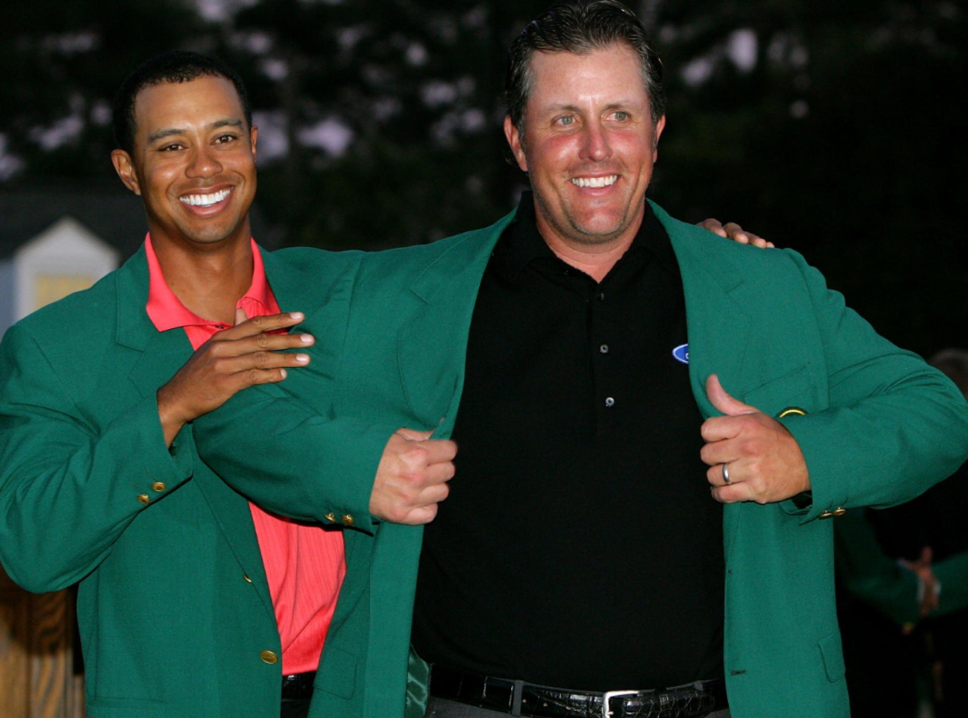 Phil Mickelson wears Green Jacket