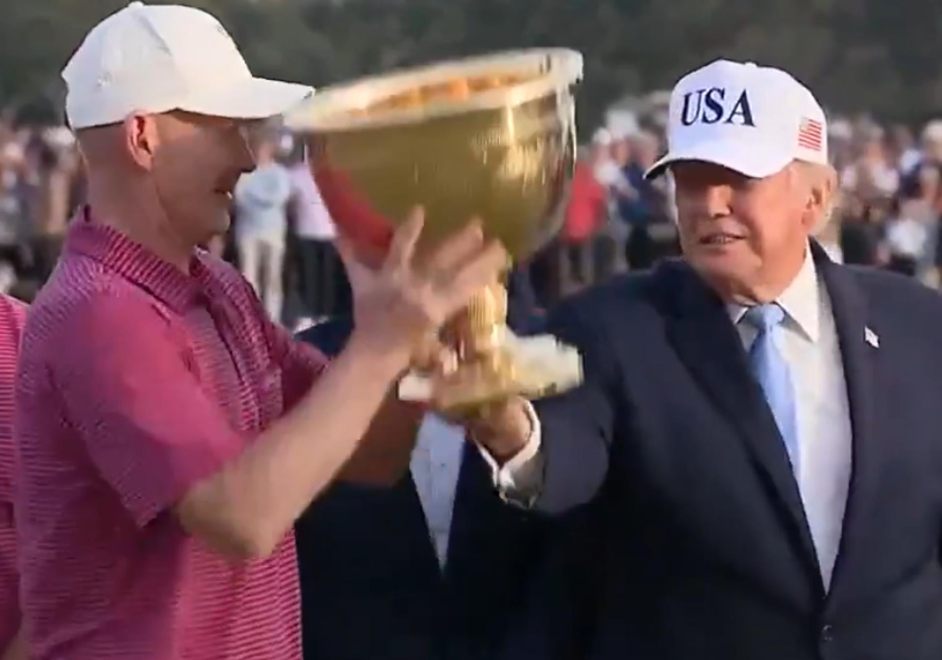 Brandt Snedeker and Donald Trump