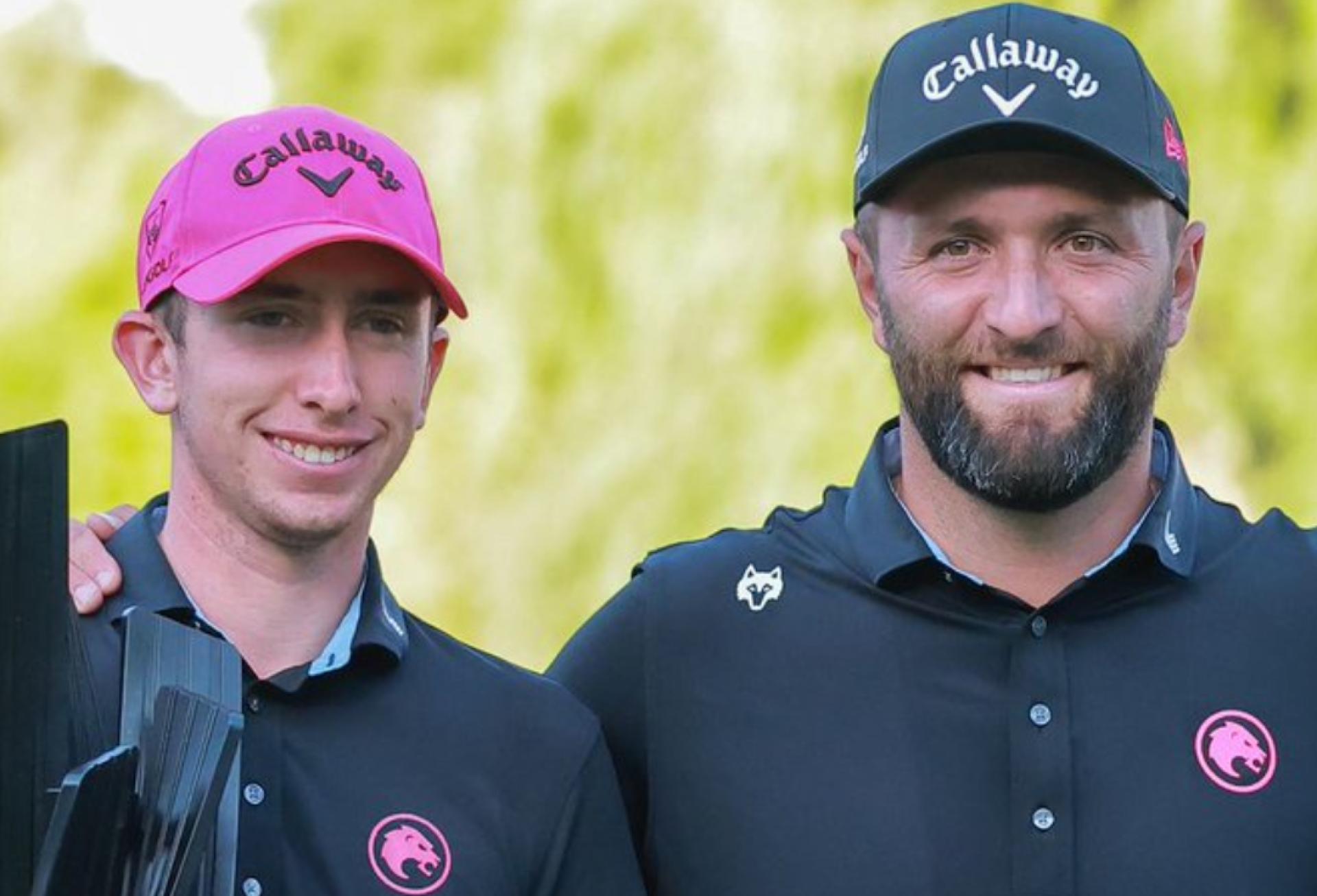 Tom McKibbin and Jon Rahm