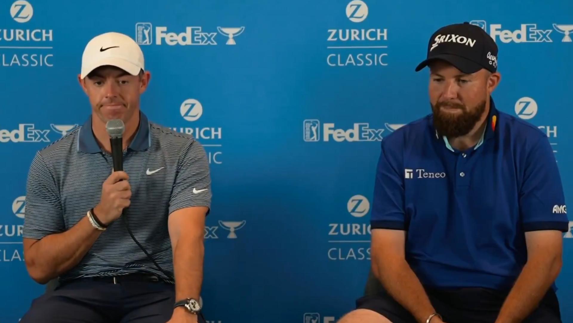 Rory McIlroy and Shane Lowry